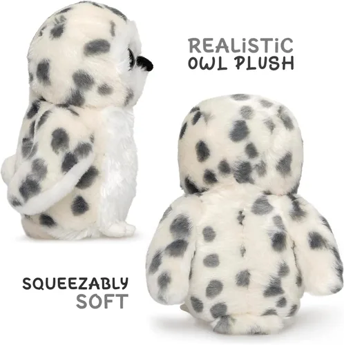 Vista 3 de Jolitee Hedda - Peluche de búho de peluche, búho de peluche (Hedda Owl)