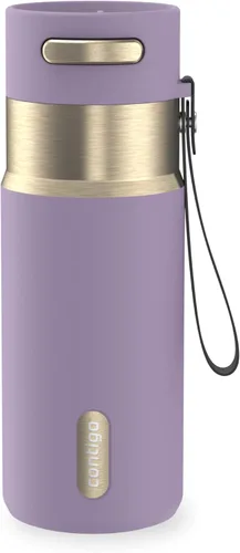 Vista 9 de Contigo Autoseal - Botella de agua de acero inoxidable con aislamiento al Terra Champagne