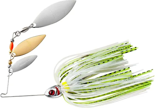 Vista 7 de Booyah Señuelo de pesca Shad Blade-Bait, Pearl Shiner, Mini Shad (3/16 oz)