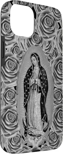 Vista 18 de Funda para iPhone 11 Nuestra Señora Virgen De Guadalupe Virgen María Floral