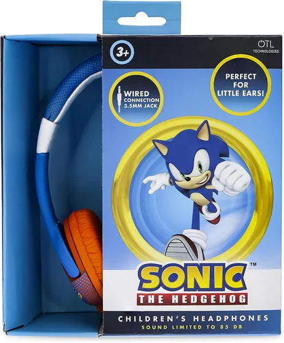 Vista 8 de OTL Technologies SH0911 Auriculares con cable para niños - Sonic The Hedgehog Kids Blue