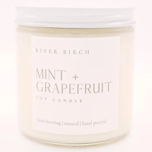 Vista 82 de River Birch Candles - Vela perfumada de almendra y miel Velas en tarro de ámbar de soja de primera calidad, totalmente naturales, no tóxicas, 8.5