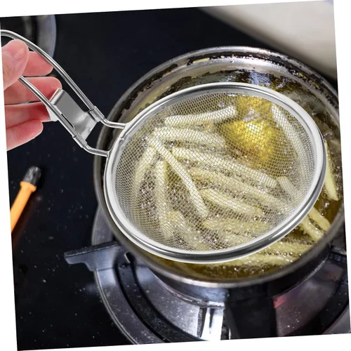Vista 4 de Colador Colador Pasta Cocina Suministro Cocina Cuchara de Filtrado Cuchara Cuchara Cocina Cuchara Espaguetis Acero Inoxidable 304 Olla Caliente Frita