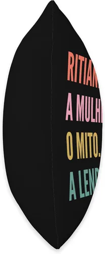 Vista 2 de Funny Portuguese First Name Design - Ritiane Throw Pillow