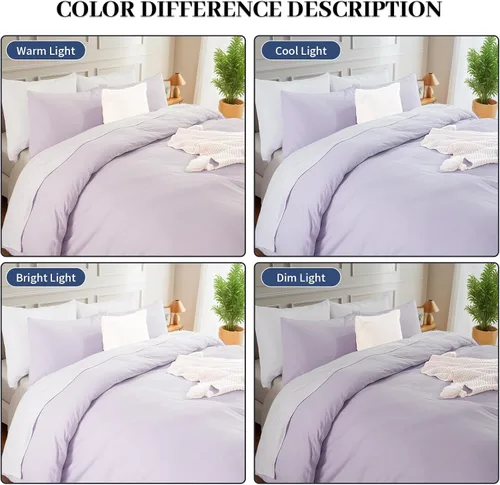 Vista 216 de NEXHOME PRO Funda de edredón Twin XL 100% algodón lavado, transpirable, duradera, texturizada, similar al lino, juego de ropa de cama para el hogar