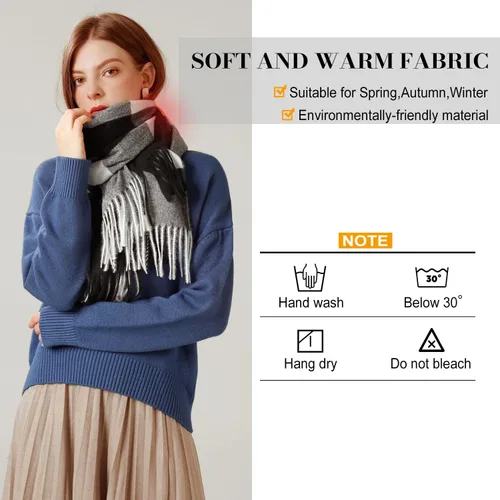 Vista 5 de EN'DA professional Heated Scarf for Women and Men with Rechargeable Battery, 3 Levels Temperatures