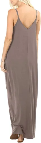Vista 6 de CALIPESSA Women's 2023 Casual Loose Knit Maxi Dress with Pockets
