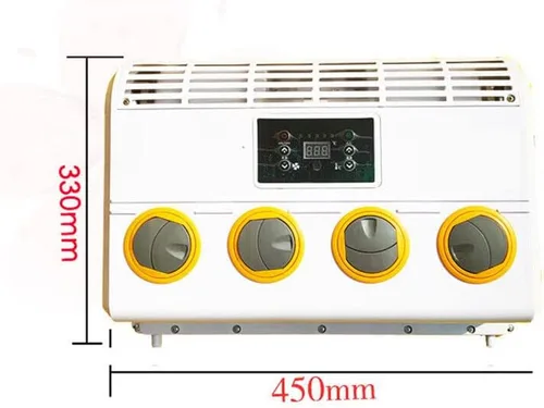 Vista 3 de Sistema de aire acondicionado de camión RV de 12 V, unidad universal dividida del sistema de CA para colgar en el coche, 12000BTU, 1000-3000RPM