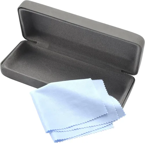 Vista 2 de Estuche para lentes de sol para mujeres y hombres, funda rígida unisex para lentes de sol