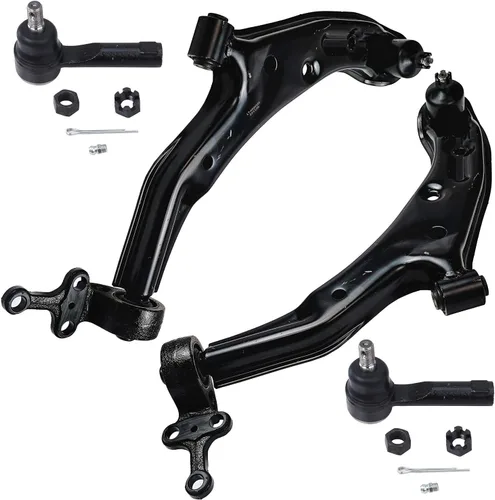 Vista 152 de Detroit Axle - 4 piezas de brazos de control traseros para Ford C-Max, Focus, Mazda 3 5, Volvo C30, C70, S40, V50, 4 brazos de control superiores e