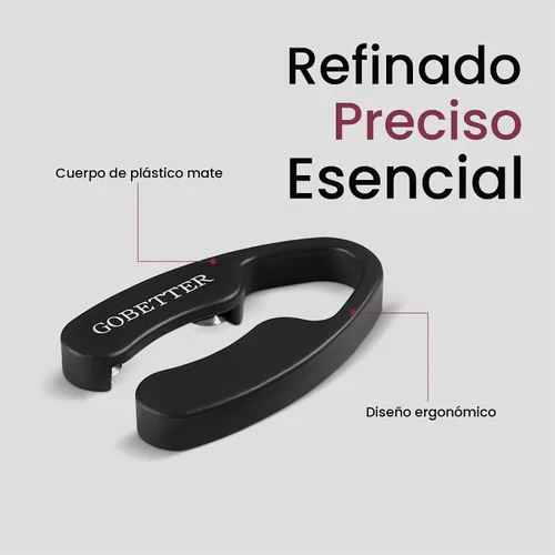 Vista 2 de GOBETTER Cortador magnético de papel de aluminio de 2 piezas, 4 cuchillas inoxidables, removedor de papel de aluminio, accesorio para abridor