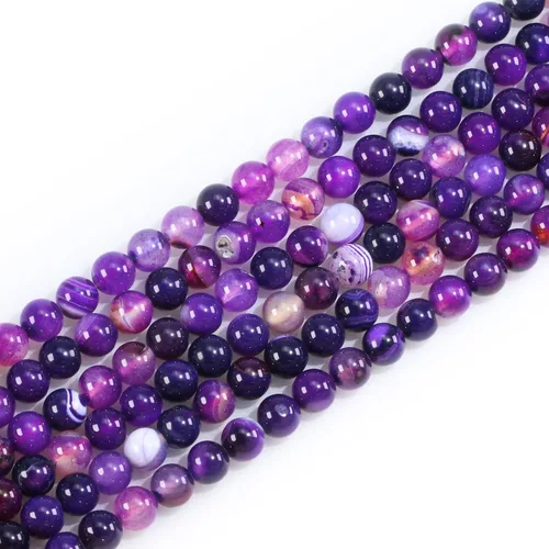Vista 17 de Cuentas de gemas naturales redondas sueltas para fabricación de joyas DIY, energía de cristal, curación. 1 filamento de 38 cm (Amazonita, 4 mm