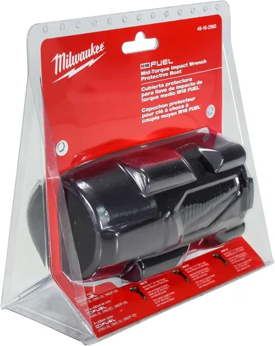 Vista 2 de Milwaukee 49-16-2960 M18 Fuel Llave de impacto de torsión media con bota protectora de goma