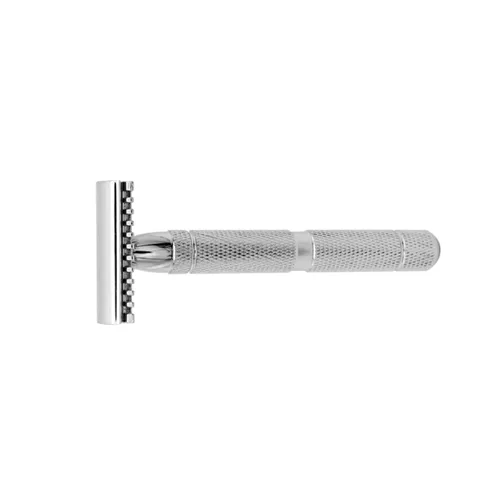 Vista 8 de FOMIYES 2pcs Razor Blade Safety Razor para Hombres Acero Inoxidable Suave Afeitado Experiencia