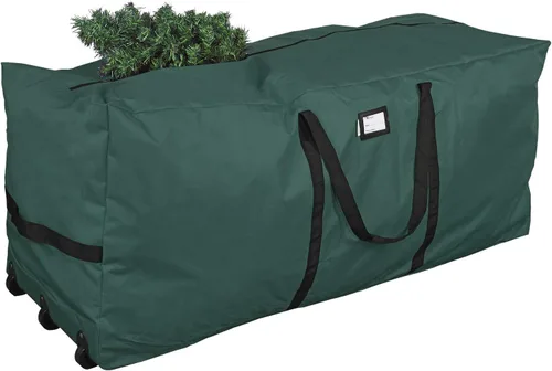 Vista 7 de ProPik - Bolsa rodante de almacenamiento para árbol de Navidad, se adapta a árboles desmontados de hasta 9 pies de altura, 28 pulgadas de alto x
