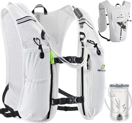 Vista 12 de N NEVO RHINO Chaleco para Correr, Chaleco de Hidratación Ligero, Mochila de Agua Aislada con Vejiga de Agua de 1.5L para Senderismo, Camino