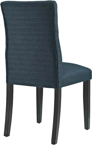 Vista 4 de Modway MO- Duchess - Silla de comedor tapizada con botones capitoné moderna Parsons, color azul