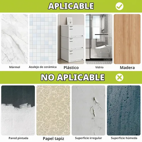 Vista 8 de Cinta adhesiva de doble cara, resistente, cinta adhesiva nano extraíble, 2
