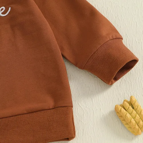 Vista 160 de Disfraz de Halloween para bebé, sudadera de calabaza con cuello redondo, suéter de manga larga, ropa de otoño
