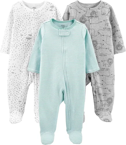 Vista 33 de Simple Joys by Carter’s - Paquete de 3 pijamas Sleep and Play