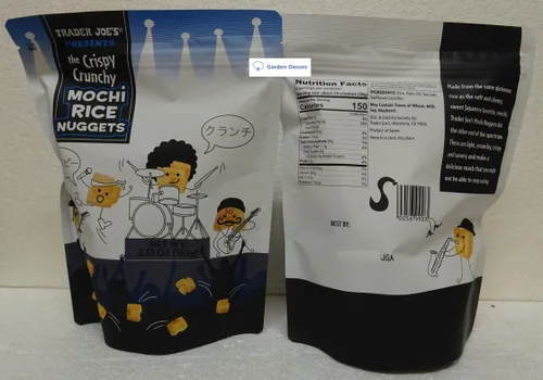 Vista 2 de Trader Joe's Crispy Crunchy Original Mochi Rice Nuggets 6.35oz 6.35 oz (dos bolsas)