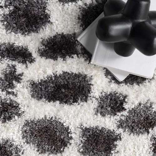 Vista 5 de nuLOOM Lennon Cozy Shag - Alfombra de pasillo de leopardo, 2 pies 8 pulgadas x 8 pies, beige