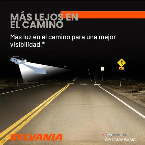 Vista 5 de Foco halógeno de alto rendimiento SilverStar (1 unidad) Sylvania 9003 (también encaja H4), H7