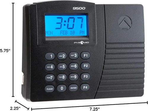 Vista 5 de Pyramid Time Systems - TimeTrax Elite Automatizó Tiempo de proximidad y asistencia con el sistema de reloj de tiempo Pyramid TTPROXEX con descarga