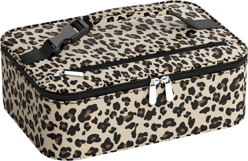 Vista 9 de Lonchera portátil para calentar alimentos - Fiambrera térmica para adultos - Bolsa térmica eléctrica con asa de hebilla, bolsas térmicas
