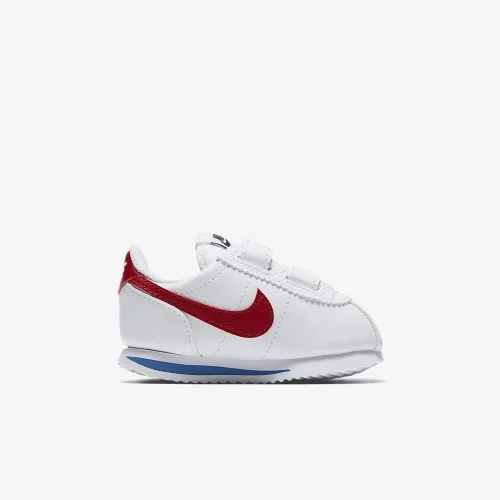 Vista 10 de Nike - Tenis Cortez Basic SL para niño color blanco y negro