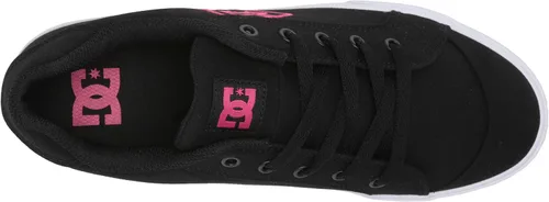 Vista 5 de DC Chelsea - Tenis de skate para niños (niño pequeñoniño grande), rosa gris