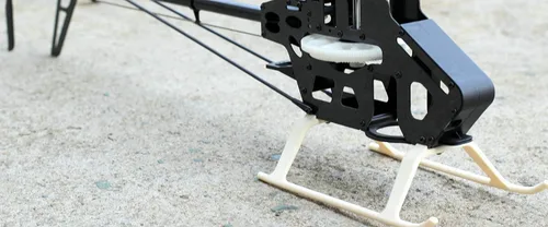 Vista 2 de GTBRacing RC Remote 6CH 3D 450 PRO Accesorios de helicóptero Landing Frame Kit de piezas para Align Trex Heli Stand