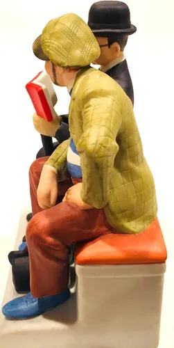Vista 2 de Norman Rockwell Danbury Mint 1980 Figurine the Interloper