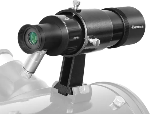 Vista 13 de Alcance buscador Astromania, 6x30 alcance óptico metálico para telescopio de astronomía - Proporciona imagen óptica no corregida de paso directo