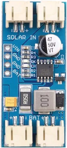 Vista 4 de Taidacent CN3791 Cargadores solares MPPT cargador de batería solar 6V 12V MPPT controlador de carga solar 3.7V 4.2V 2A Li módulo de placa de carga