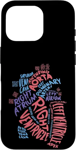 Vista 20 de Cardiac Nurse Anatomical Heart Cardiology Medical Gift Case for iPhone 17