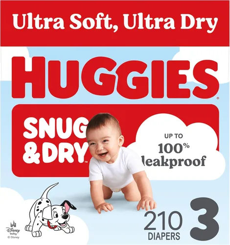 Vista 17 de Pañales Huggies Snug & Dry para bebé