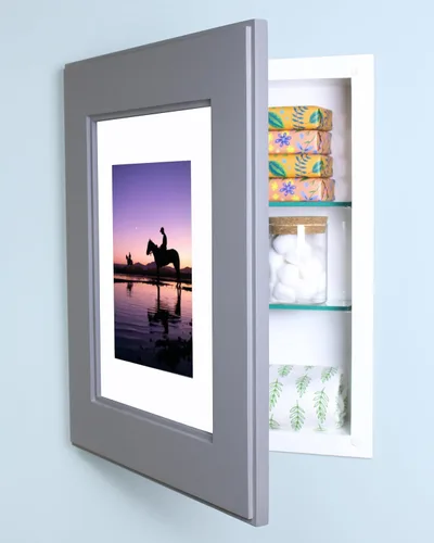 Vista 14 de Armario escondido de 13x16, regular, negro, 103BL2-AW