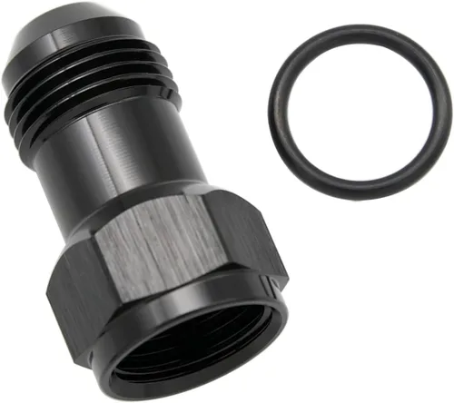 Vista 12 de Aluminio 3AN hembra a 3AN macho extensor de montaje, conector adaptador de extensiones AN3 con anillo tórico, negro