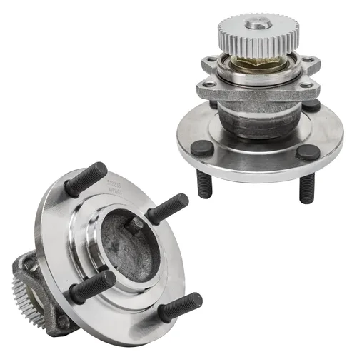 Vista 23 de Detroit Axle - Par de cojinetes de rueda delantera/trasera para Ford Edge 11-14, 09-19 Flex, 13-19 Police Interceptor Sedan, 14-18 Police Sedan