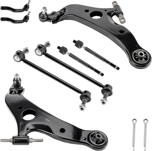 Vista 45 de PHILTOP 6 piezas de brazo de control delantero inferior con barra estabilizadora de rótula para Nissan Rogue 2014-2020 Rogue Sport 2017-2022 Qashqai