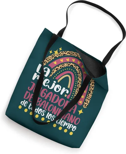 Vista 2 de La Mejor Jugadora de Balonmano Divertido Mujer Balonmanista Tote Bag