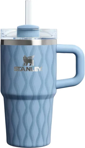 Vista 43 de STANLEY Quencher H2.0 Vaso Térmico con asa y pajilla, 64 onzas, tapa Flowstate de 3 posiciones, gran capacidad para viajes y deportes, vaso de acero