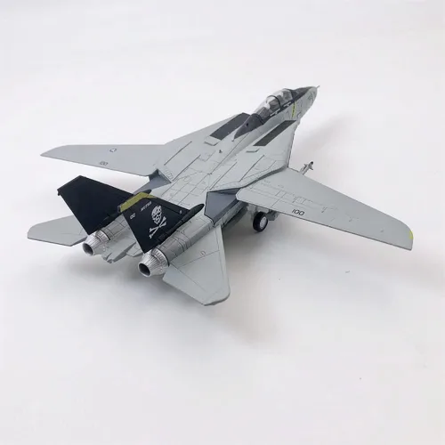 Vista 5 de F14 Tomcat 1/100 Modelo de avión fundido a troquel Marina de los Estados Unidos (F-14)