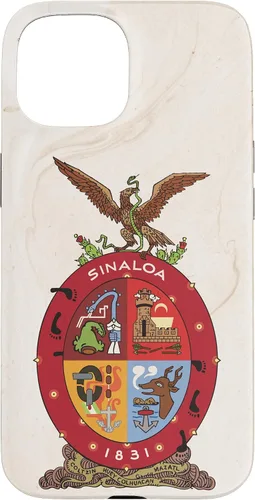 Vista 6 de iPhone 16 Bandera de Sinaloa y fondo elegante - Funda Sinaloense Pride