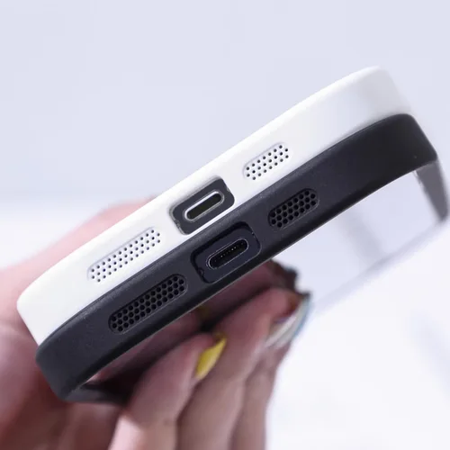 Vista 4 de Funda diseñada para iPhone 14 Pro Max con protección completa de la cámara, bonita forma de marco de borde redondeado con diseño elegante, funda