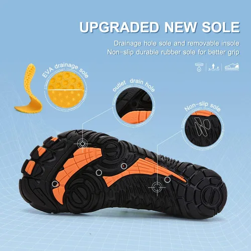 Vista 3 de Zapatos de agua para mujeres hombres zapatos de playa para mujeres zapatos de natación zapatos de piscina zapatos de río zapatos de secado rápido