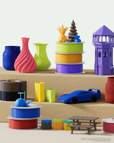 Vista 7 de ELEGOO Filamento de relleno básico PLA 1.75mm negro 4KG, filamento para impresora 3D sin carrete precisión dimensional +/- 0.02mm, PLA para 4*2.2