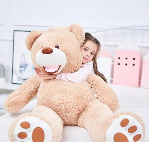 Vista 7 de IKASA - Peluche gigante, oso de peluche gigante Marrón