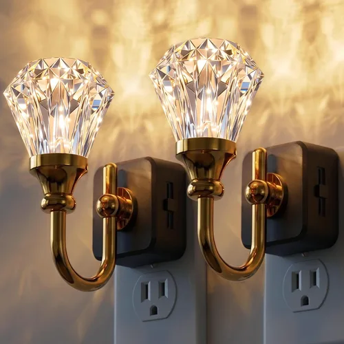 Vista 13 de L LOHAS LED Luz nocturna, luces nocturnas decorativas que se enchufan a la pared